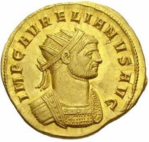 Aurelian  Roman Emperor  reigned 270-275 CE Location TBD